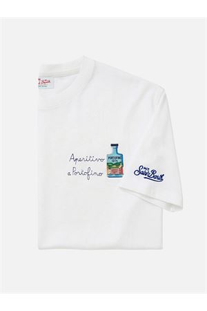 T-Shirt Portofino Man In Cotone Con Stampa Frontale MC2 SAINT BARTH | T-shirt | POT000104522L